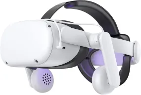 KIWI Design Headphone Head Strap Compatible with Quest 2 Accessories, Comfort On-Ear Audio Elite Strap Replacement for Enhanced Sound Effects and Increased Immersion in VR KIWI Design Headphone Head Strap Compatible with Quest 2 Accessories, Comfort On-Ear Audio Elite Strap Replacement for Enhanced Sound Effects and Increased Immersion in VR