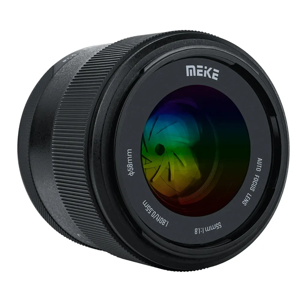 Meike 55mm Pro f/1.8 STM Standard Portrait Prime Lens Full Frame Leica L Mount Auto / Manual Focus for Panasonic Lumix Sigma Mirrorless Cameras