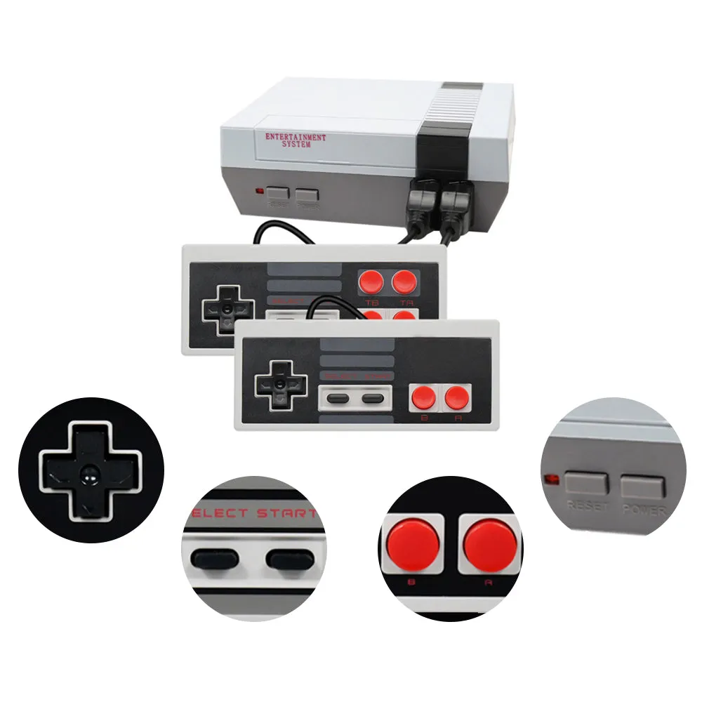 USB-Powered Mini Retro Game Console with Hundreds of Games, Enhanced Title