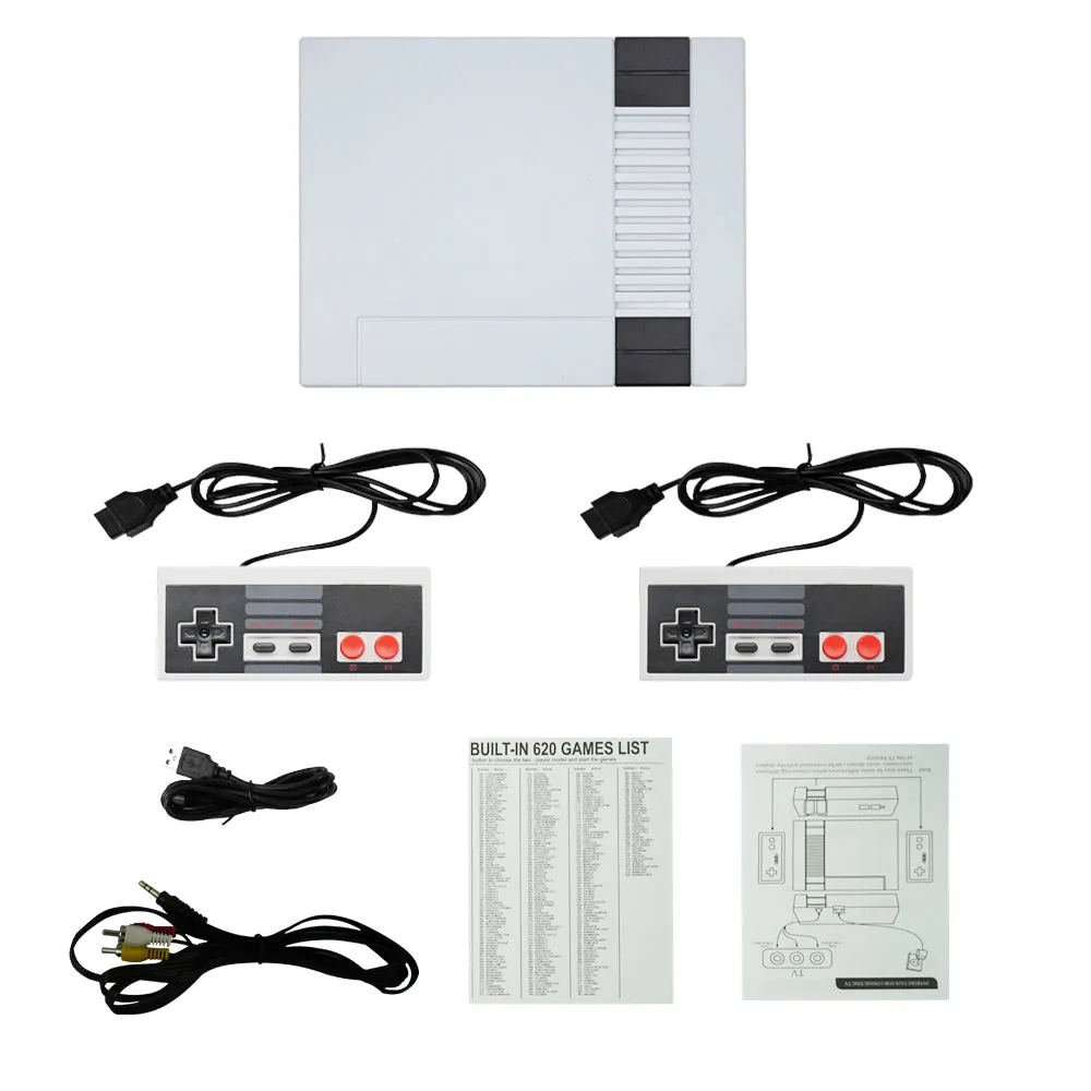 USB-Powered Mini Retro Game Console with Hundreds of Games, Enhanced Title