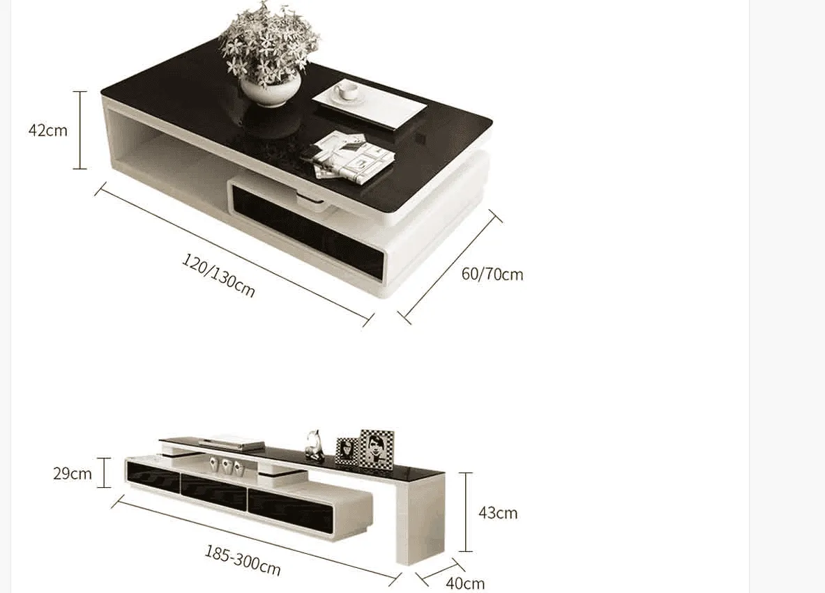 Modern TV Stand and Coffee Table