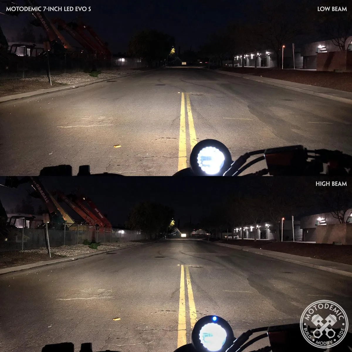 Motodemic Adaptive LED Headlight for Triumph Scrambler 1200