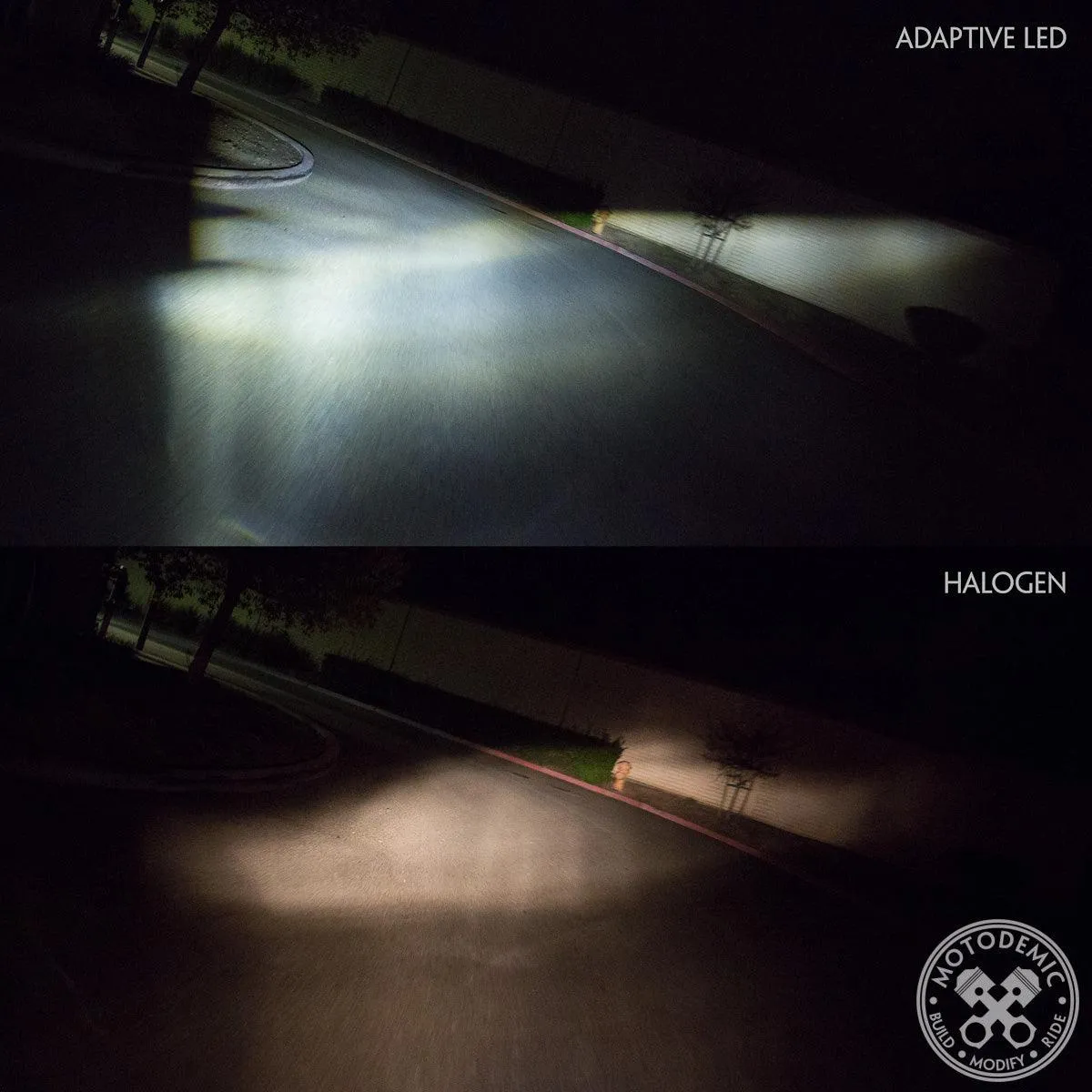 Motodemic Adaptive LED Headlight for Triumph Scrambler 1200