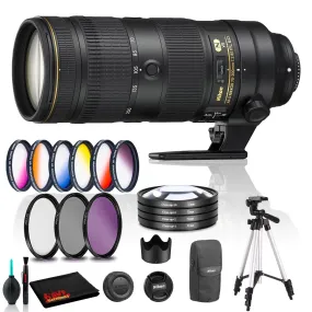 Nikon AF-S NIKKOR 70-200mm f/2.8E FL ED VR Lens with Filters (Intl Model)