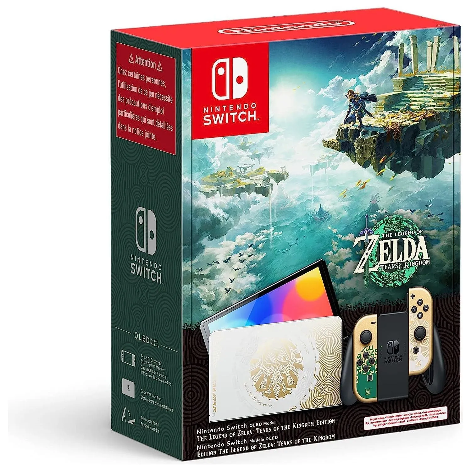 Nintendo Switch (OLED Model) - Zelda: Tears of the Kingdom Limited Edition (Console Only, No Game Included)