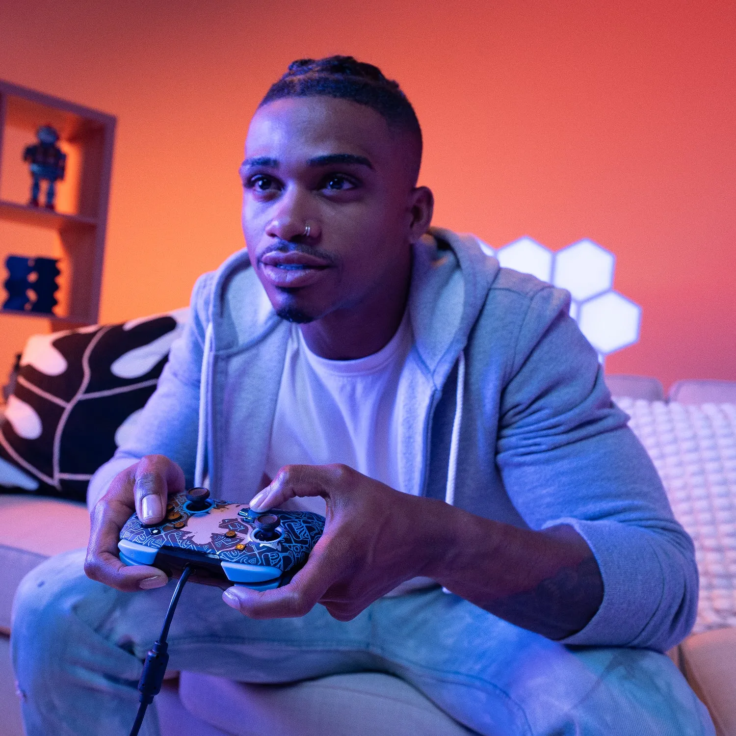 Nintendo Switch Sheikah Shoot REMATCH GLOW Controller