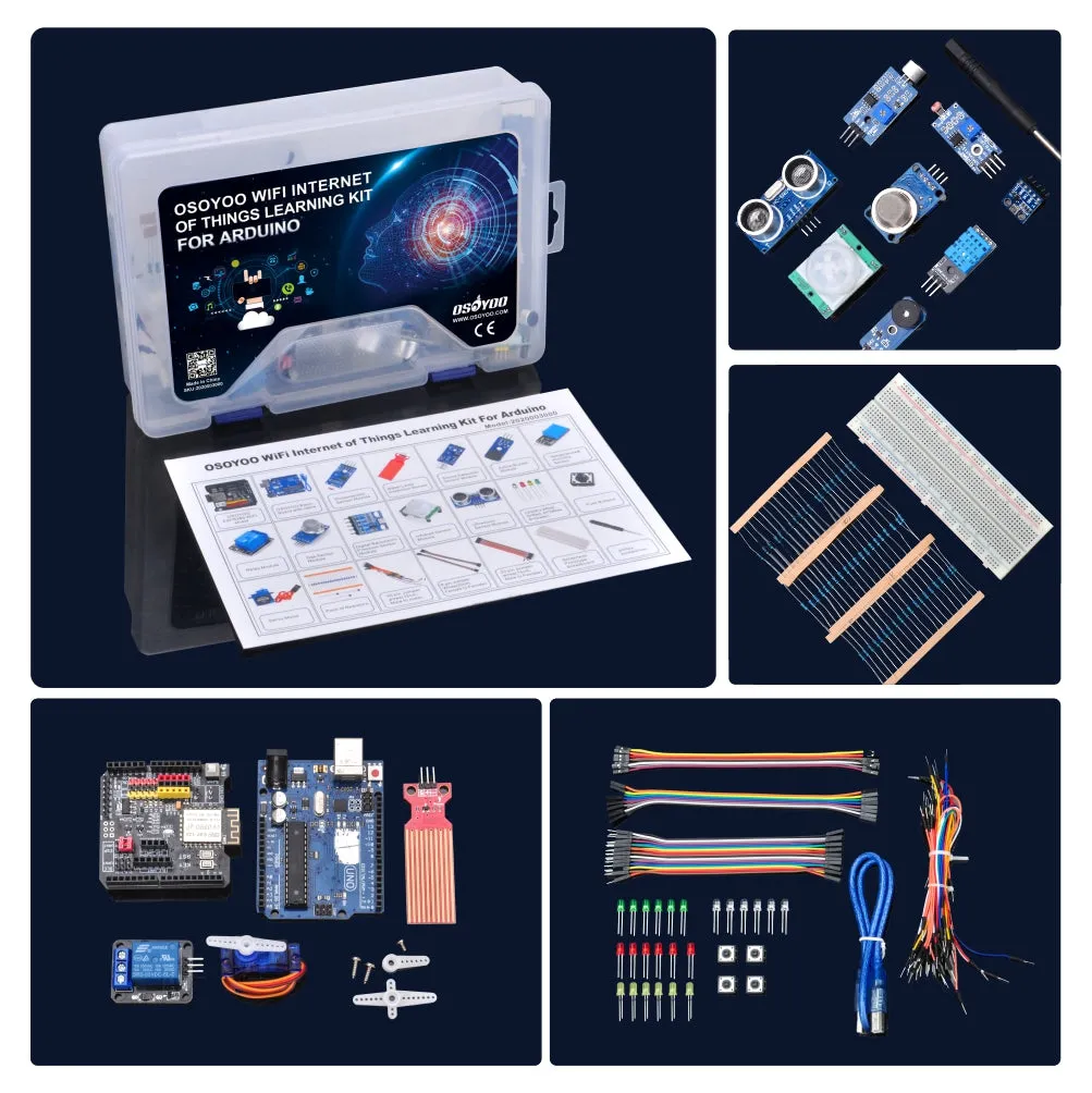 OSOYOO WiFi Internet of Things Learning Kit for Arduino