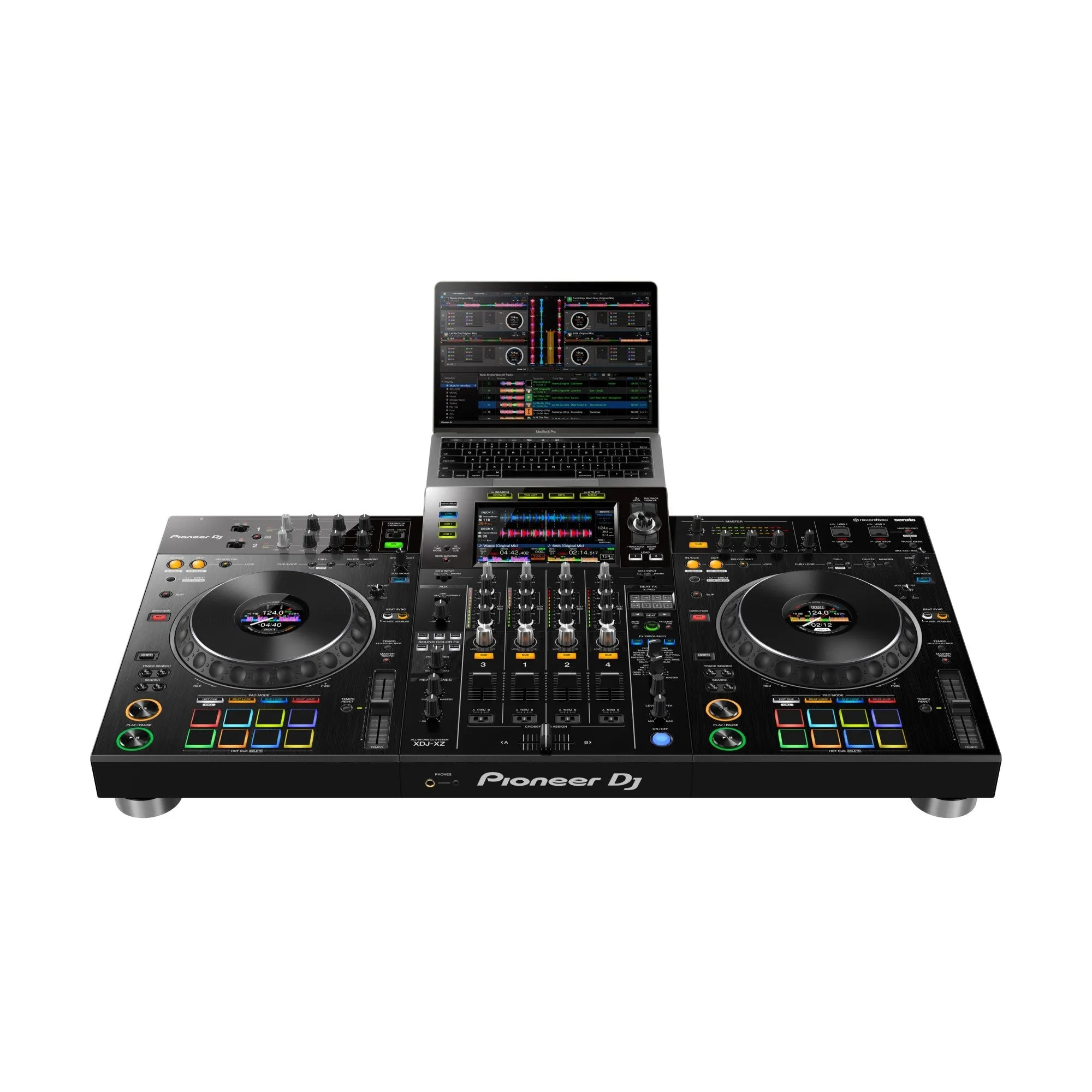 Pioneer DJ XDJ-XZ Professional All-in-One DJ System with Rekordbox and Serato DJ Pro, Professional Portable Audio Equipment
