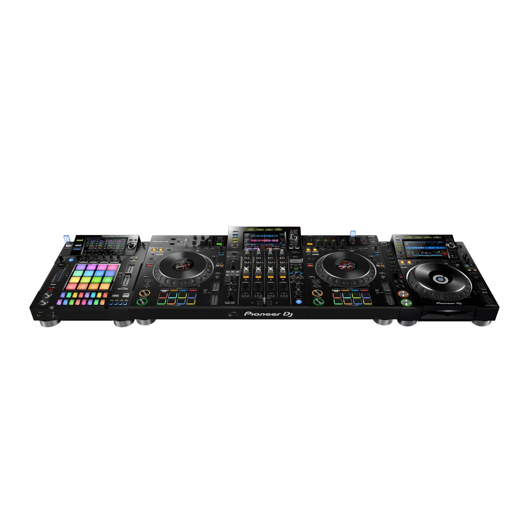 Pioneer DJ XDJ-XZ Professional All-in-One DJ System with Rekordbox and Serato DJ Pro, Professional Portable Audio Equipment