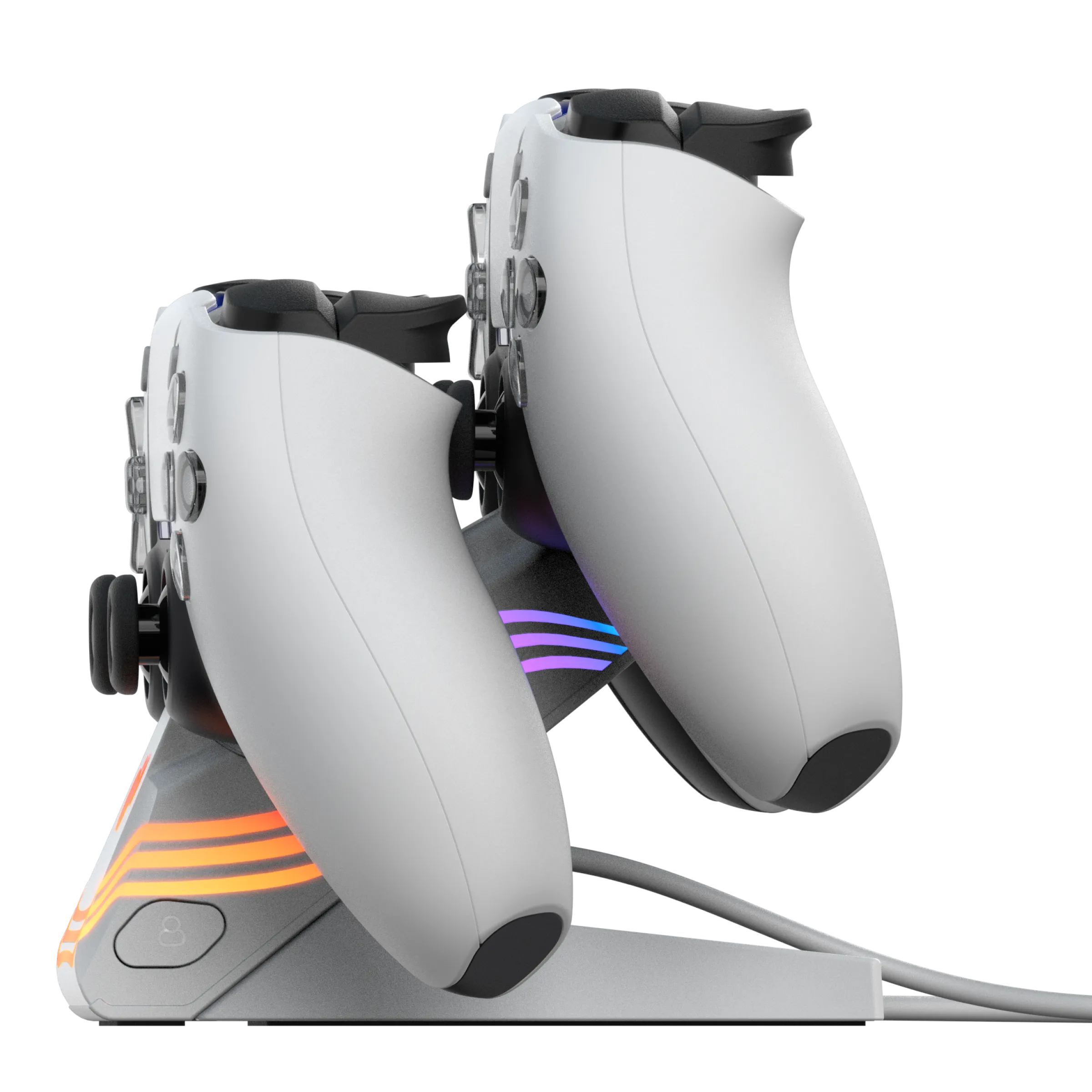 PlayStation 5 White Afterglow™ Wave Dual Charger