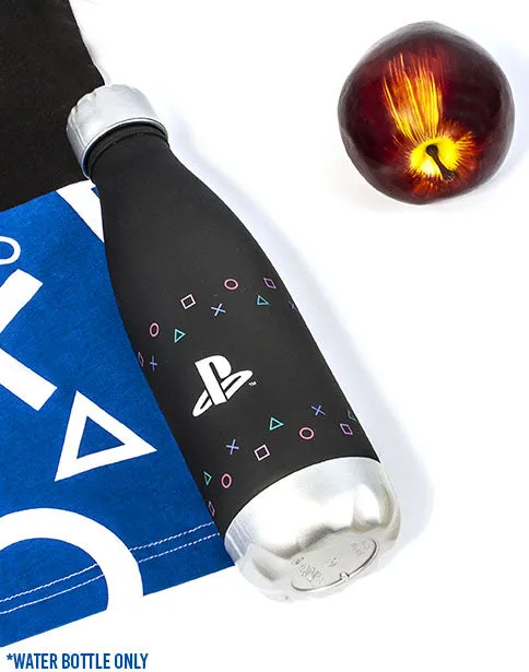 PlayStation Water Bottle Sports Soft Touch Gamer Gift Adults & Kids
