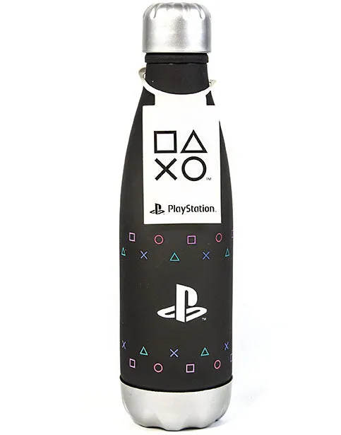 PlayStation Water Bottle Sports Soft Touch Gamer Gift Adults & Kids