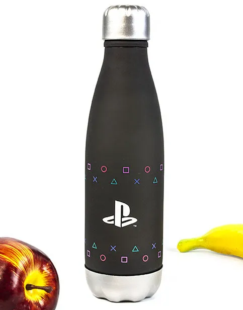 PlayStation Water Bottle Sports Soft Touch Gamer Gift Adults & Kids