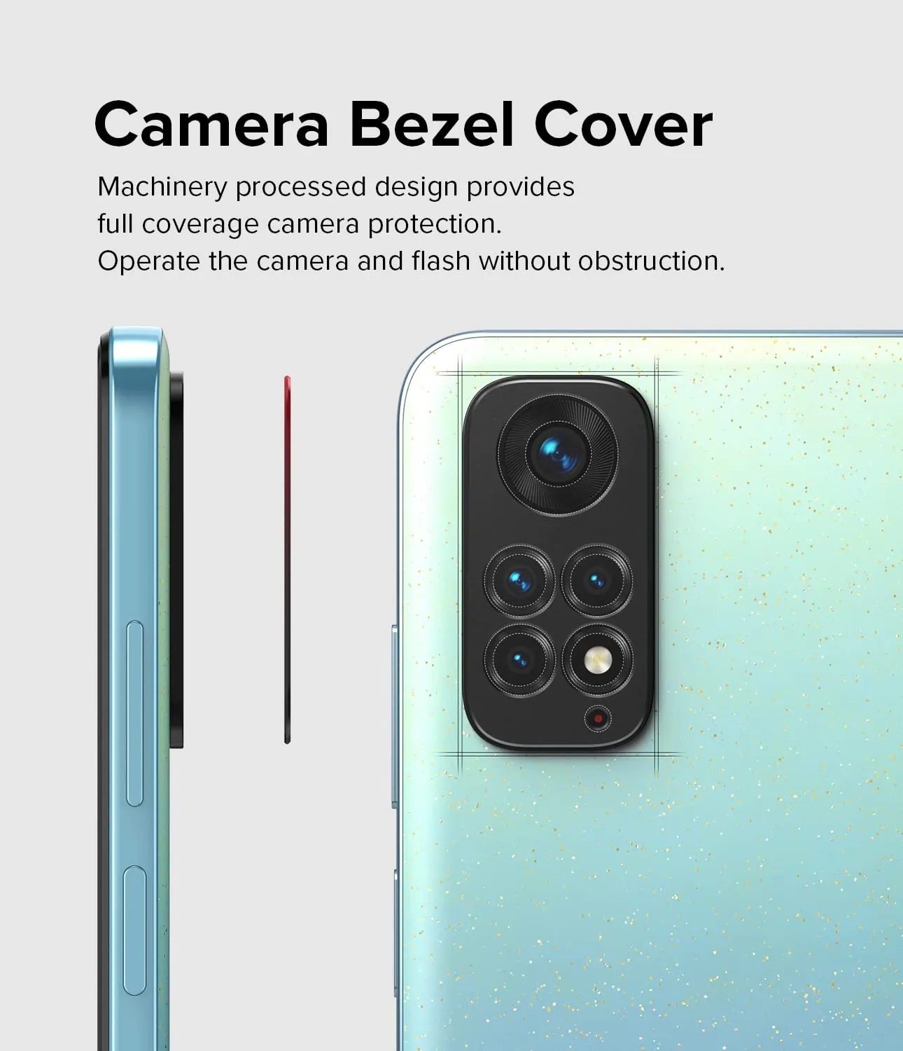 Redmi Note 11 (GLOBAL VER.) Lens protectors| Camera Styling| Black