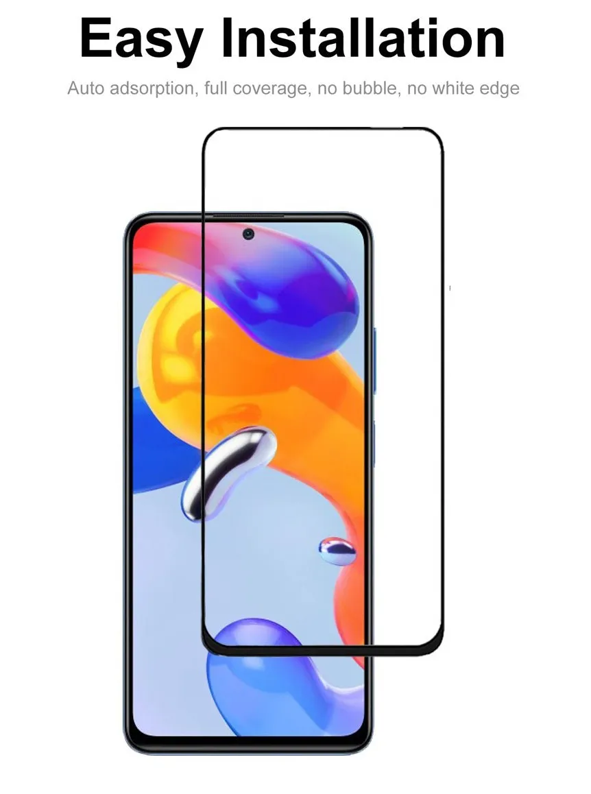 Redmi Note 11 Pro Plus 5G Screen Protector | Tempered Glass | 2 Pack - Black