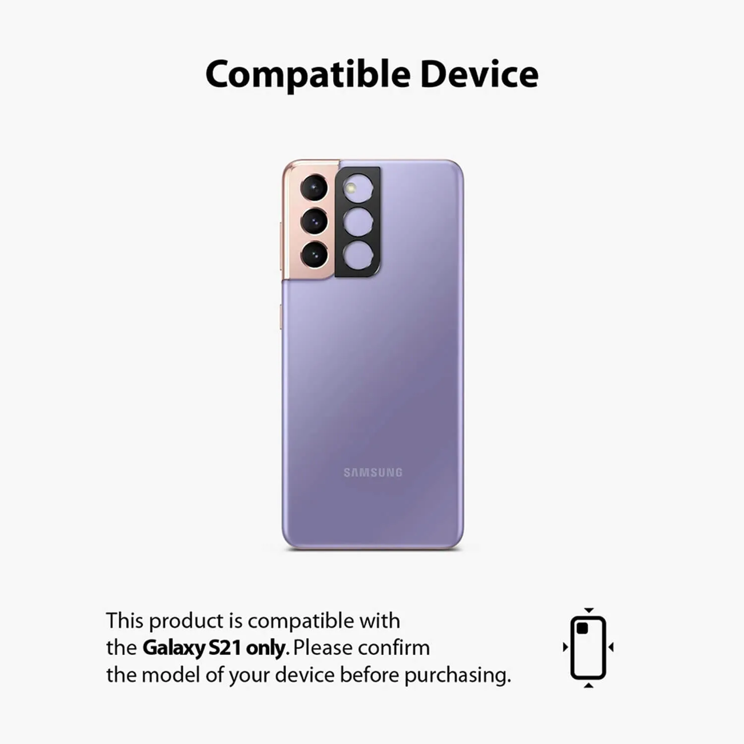 Ringke Samsung Galaxy S21 5G Camera Styling Protector