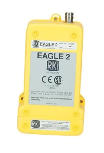 RKI Instruments 725-121-P1 Eagle 2 Five Gas Monitor LEL&PPM/O2/CO/VOC'S/CI2