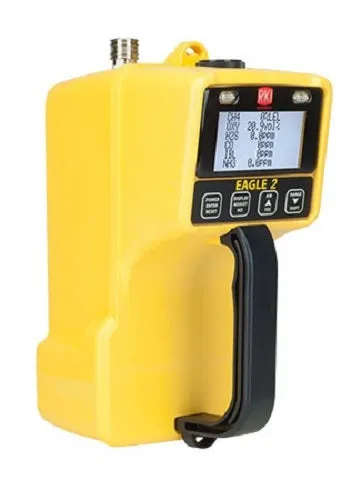 RKI Instruments 725-121-P1 Eagle 2 Five Gas Monitor LEL&PPM/O2/CO/VOC'S/CI2
