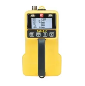 RKI Instruments 726-116-02 Eagle 2 Six Gas Monitor LEL&PPM/O2/H2S/CO/CO2/HCN