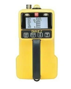 RKI Instruments 726-128-P2 Eagle2 6 Gas Monitor LEL&PPM/CH4/O2/H2S/VOC's/NH3