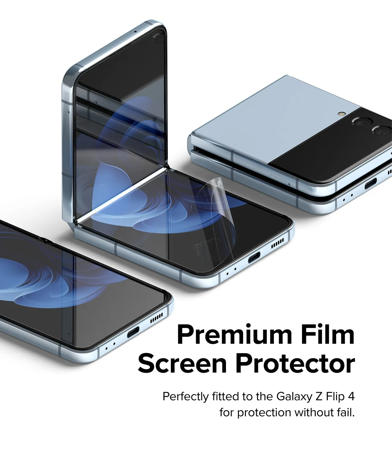 Samsung Galaxy Z Fold 4 Screen Protector| Dual Easy Film| (Front 1  Back 1)