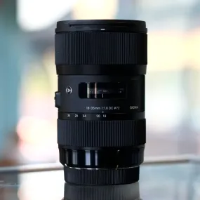 Sigma Art 18-35mm f1.8 DC for Canon EF