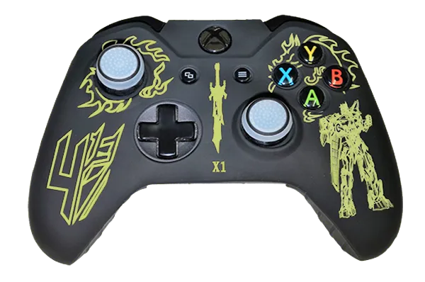 Silicone Cover For XBOX ONE Controller Skin Transformer Design Yellow   Grips