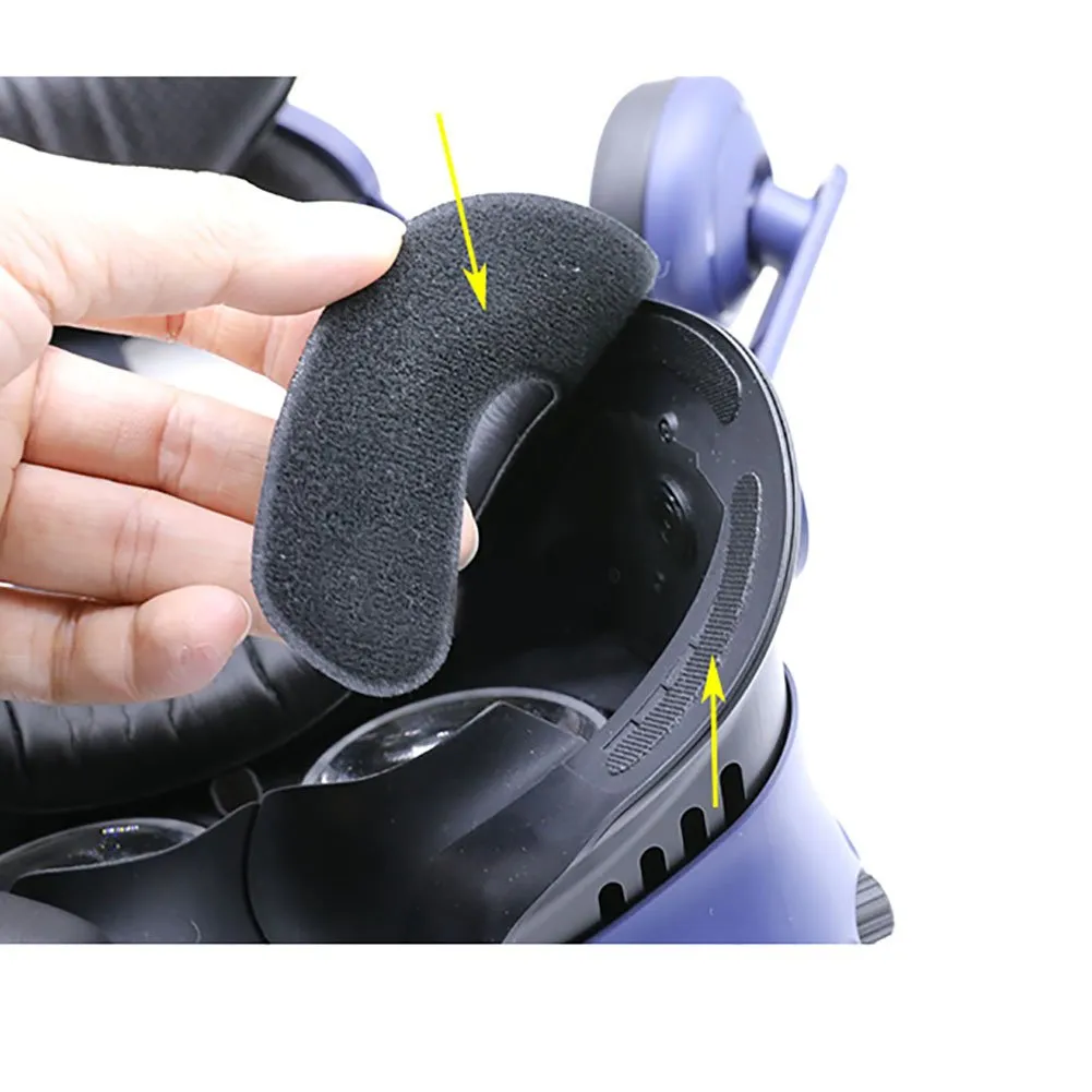 TamBee HTC Vive PRO Face Foam Replacement for HTC Vive PRO VR PU Leather Cover Face Mask Pad (Face Foam 2PC)