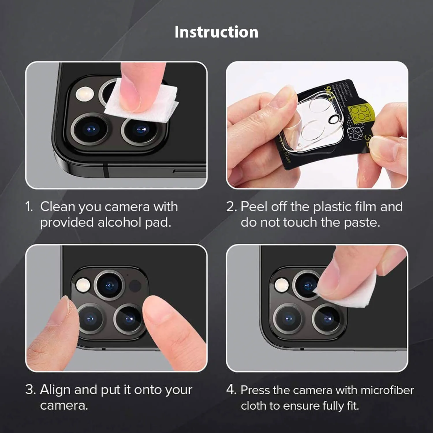 Tough On iPhone 13 Rear Camera Protector Tempered Glass