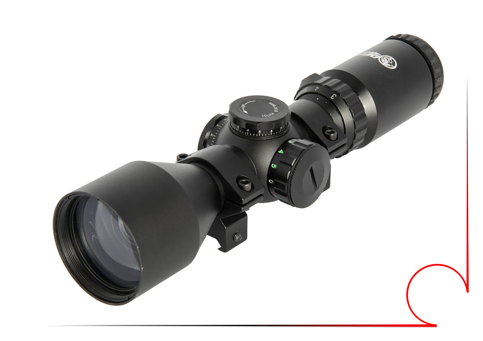 Tyrant 3-9 x 42mm Multi Reticle IR Scope