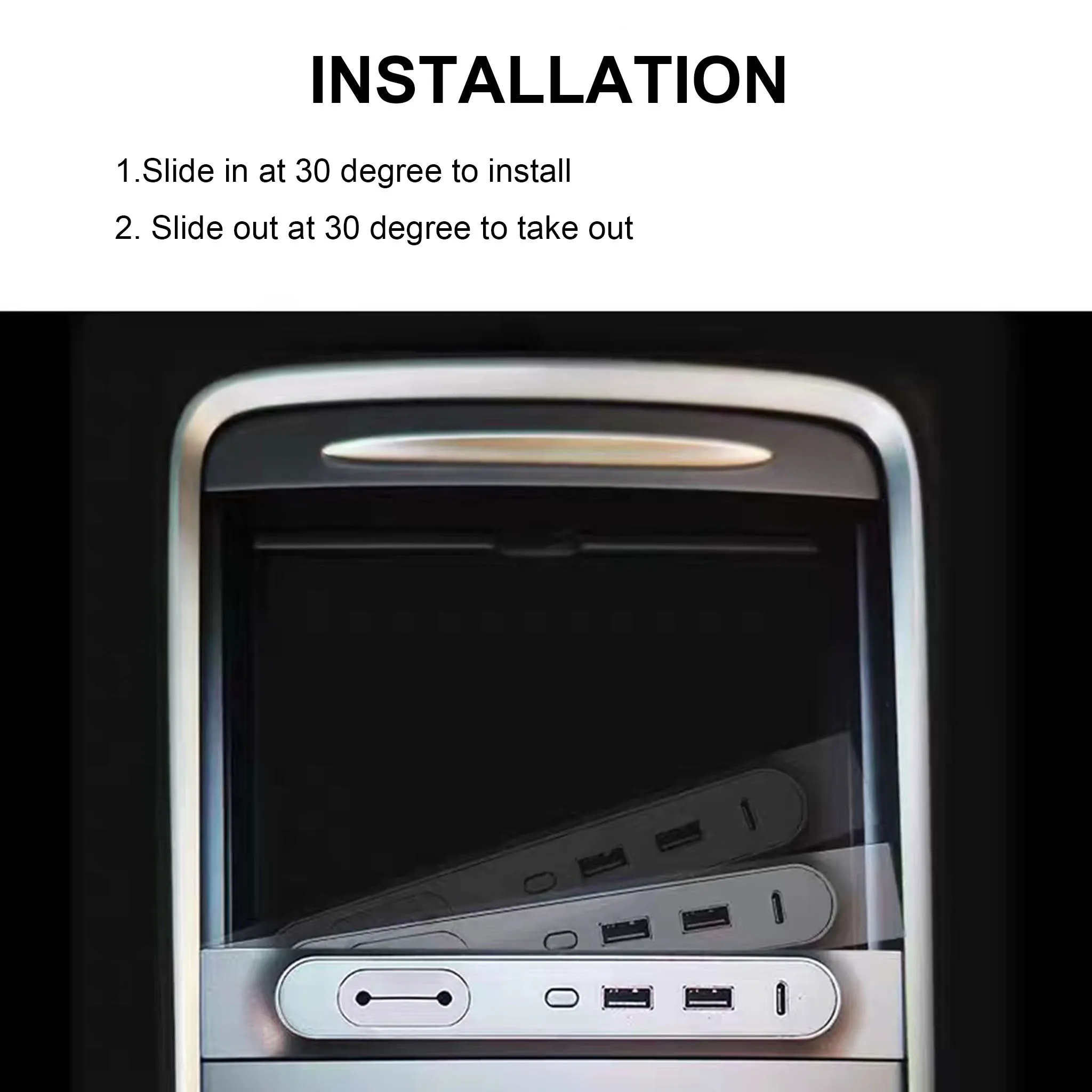 USB Docking Station for Tesla Model 3/Y Center Console