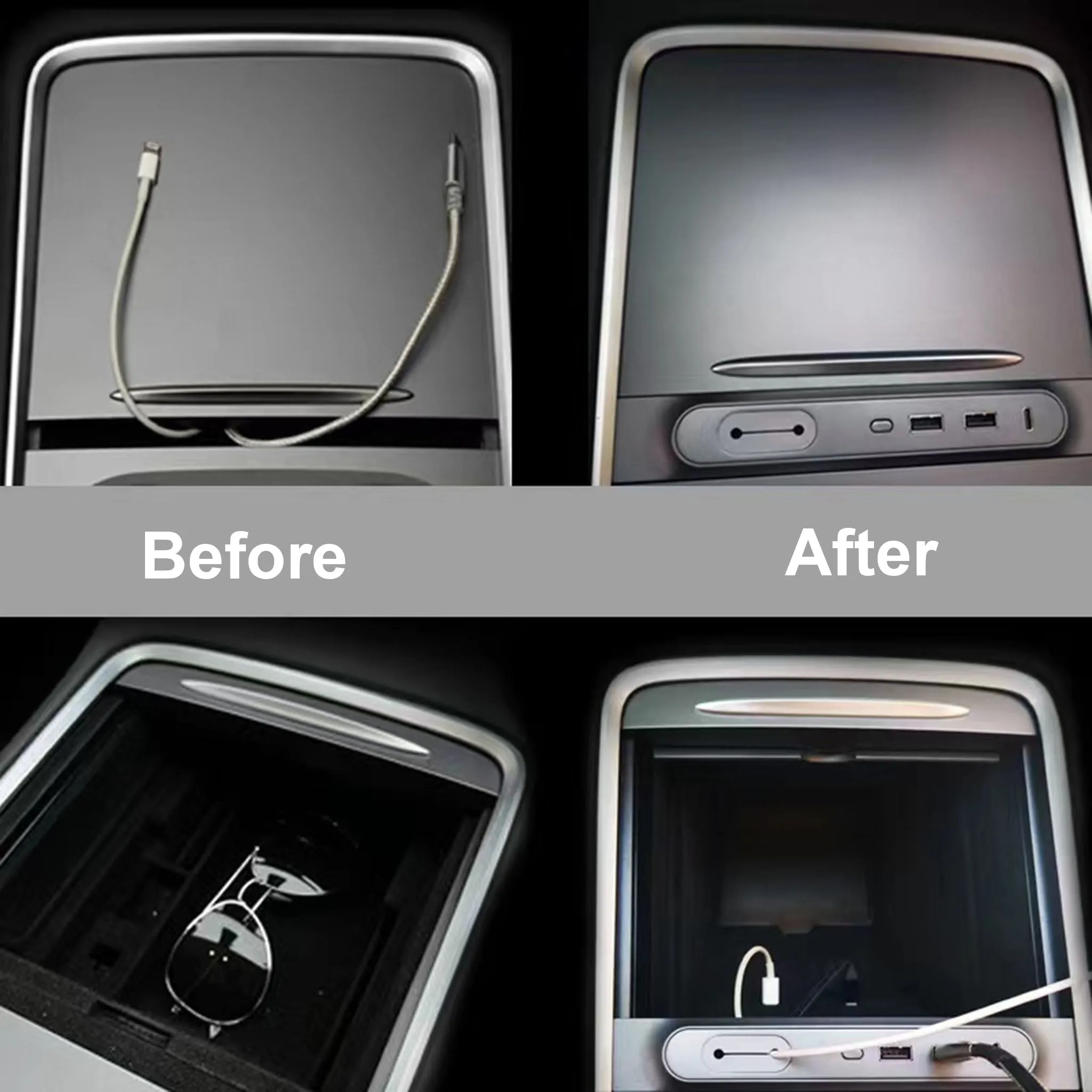 USB Docking Station for Tesla Model 3/Y Center Console