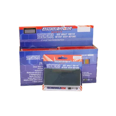 Welding Helmet Darkening Lens - 2" x 4-1/4" ADF Cartridge - Shade 10 - Armour Guard