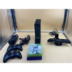 Xbox 360 S Console 4GB Kinect Bundle w/ 4 Games