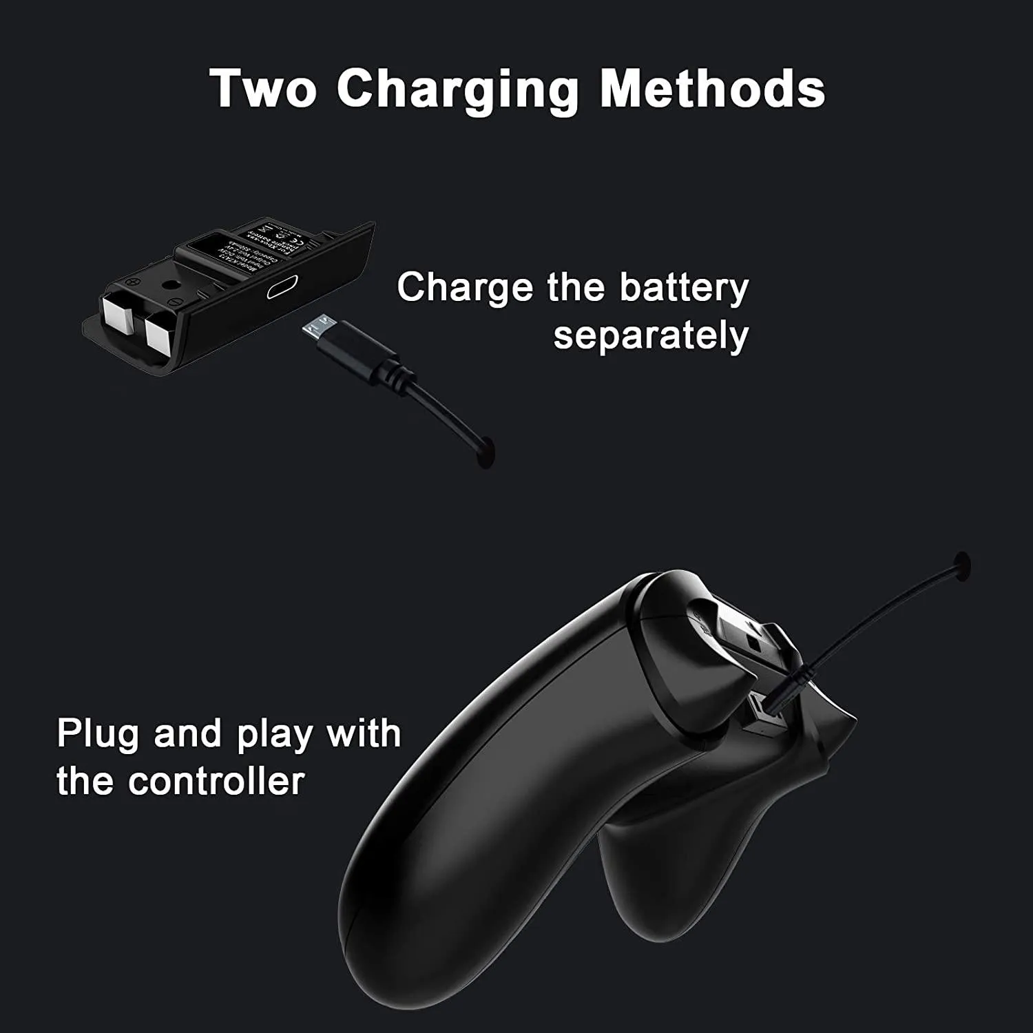 Xbox Series X gamepad controller rechargeable battery- 2 Pack