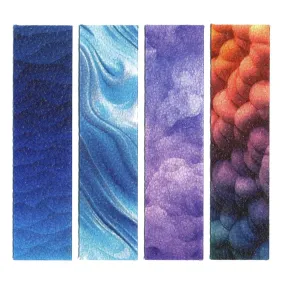 Zen Strips Sensory Strips 4/Pkg - Sand Gradient